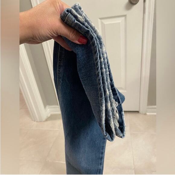 American Eagle Favorite Flare Jeans Distressed - Size 4 Reto Boho festival - Picture 5 of 7